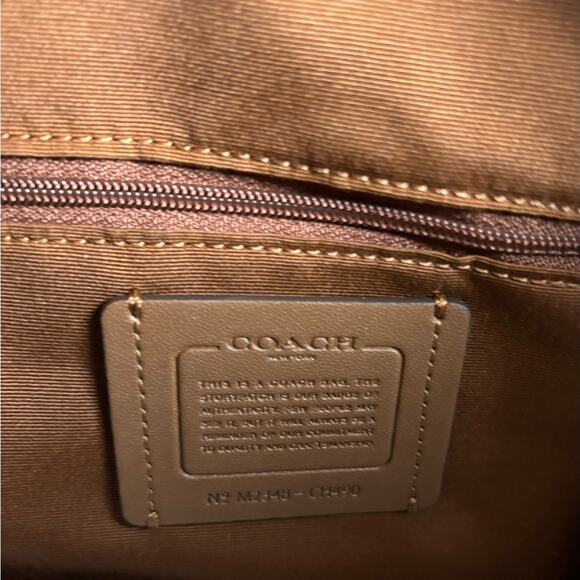 NWT Coach Mini Darcie Carryall Bag In Colorblock Signature Canvas Purse980 - Picture 6 of 8